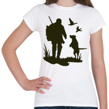 PRINTFASHION Vadászat - Női póló - Fehér női póló