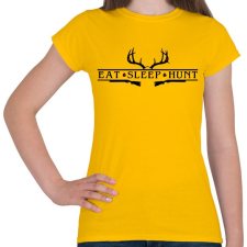 PRINTFASHION Vadászat - Női póló - Sárga női póló