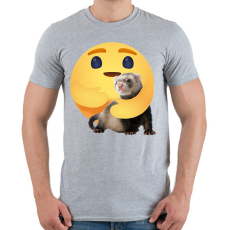 PRINTFASHION Vadászgörény - Férfi póló - Sport szürke