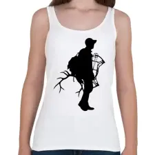 PRINTFASHION Vadászíjász - Női atléta - Fehér női trikó