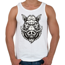 PRINTFASHION Vadisznó - Férfi atléta - Fehér