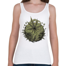 PRINTFASHION Vadkender - Női atléta - Fehér női trikó