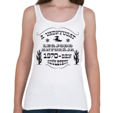 PRINTFASHION Vadnyugat legjobb anyukája - Évszámmal - Női atléta - Fehér női trikó