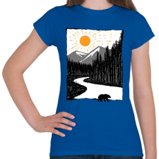 PRINTFASHION Vadon - Női póló - Királykék