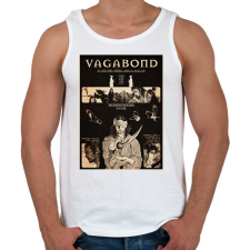 PRINTFASHION VAGABOND - Miyomato Musashi - Férfi atléta - Fehér atléta, trikó