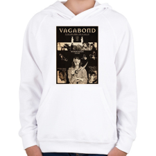 PRINTFASHION VAGABOND - Miyomato Musashi - Gyerek kapucnis pulóver - Fehér gyerek pulóver, kardigán