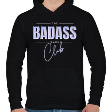 PRINTFASHION Vagány apák klubja - Férfi kapucnis pulóver - Fekete