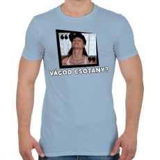 PRINTFASHION Vágod csótány? - Férfi póló - Világoskék