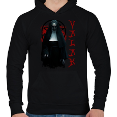 PRINTFASHION VALAK - Férfi kapucnis pulóver - Fekete