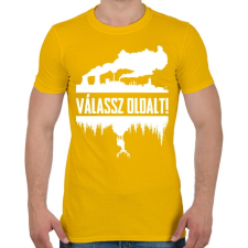 PRINTFASHION Válassz!  - Férfi póló - Sárga férfi póló