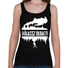 PRINTFASHION Válassz!  - Női atléta - Fekete