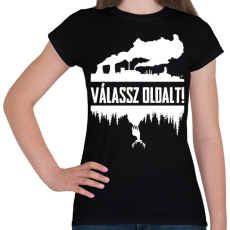 PRINTFASHION Válassz!  - Női póló - Fekete