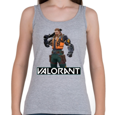 PRINTFASHION Valorant Breach - Női atléta - Sport szürke