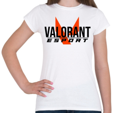 PRINTFASHION valorant e sport - Női póló - Fehér női póló