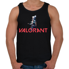 PRINTFASHION Valorant - Férfi atléta - Fekete atléta, trikó