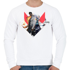 PRINTFASHION Valorant - Férfi pulóver - Fehér