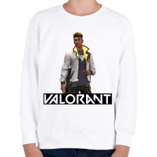 PRINTFASHION Valorant Phoenix - Gyerek pulóver - Fehér