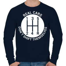 PRINTFASHION Váltó - Férfi pulóver - Sötétkék