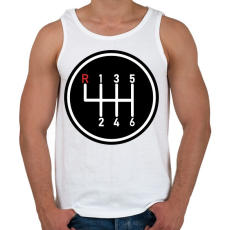 PRINTFASHION Váltóbox - Férfi atléta - Fehér