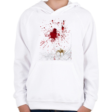 PRINTFASHION Vámpír jelmez - Gyerek kapucnis pulóver - Fehér