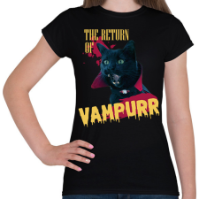 PRINTFASHION Vampurr - Női póló - Fekete női póló