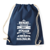 PRINTFASHION Van egy őrült húgom és... - Sportzsák, Tornazsák - Sötétkék