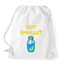 PRINTFASHION Van Shielded?  - Sportzsák, Tornazsák - Fehér tornazsák