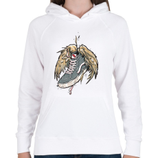 PRINTFASHION vanspng - Női kapucnis pulóver - Fehér