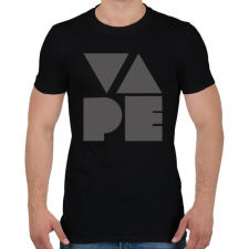 PRINTFASHION VAPE - Férfi póló - Fekete férfi póló
