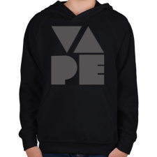 PRINTFASHION VAPE - Gyerek kapucnis pulóver - Fekete gyerek pulóver, kardigán
