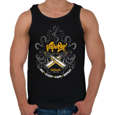 PRINTFASHION Vape On! - Férfi atléta - Fekete atléta, trikó