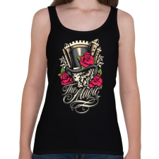 PRINTFASHION Varázslat - Női atléta - Fekete női trikó