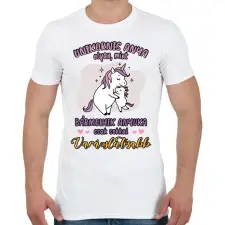 PRINTFASHION Varázslatos anyuka - Férfi póló - Fehér férfi póló