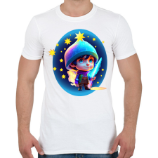 PRINTFASHION Varázslófiú - Férfi póló - Fehér férfi póló