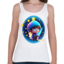 PRINTFASHION Varázslófiú - Női atléta - Fehér női trikó