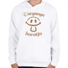 PRINTFASHION Vargánya barátja gombász póló gyerekeknek - Gyerek kapucnis pulóver - Fehér gyerek pulóver, kardigán