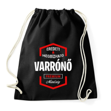 PRINTFASHION Varrónő prémium minőség - Sportzsák, Tornazsák - Fekete tornazsák