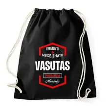 PRINTFASHION Vasutas prémium minőség - Sportzsák, Tornazsák - Fekete tornazsák