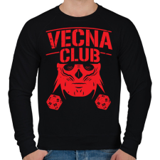 PRINTFASHION Vecna Club DND - Férfi pulóver - Fekete férfi pulóver, kardigán