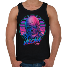 PRINTFASHION Vecna - Férfi atléta - Fekete