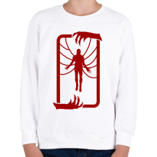 PRINTFASHION Vecna - Gyerek pulóver - Fehér gyerek pulóver, kardigán