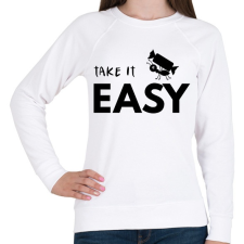 PRINTFASHION vedd lazán - Női pulóver - Fehér női pulóver, kardigán