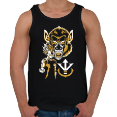 PRINTFASHION VEGETA 1 - Férfi atléta - Fekete