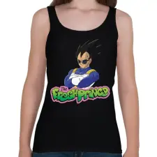 PRINTFASHION Vegeta a herceg - Női atléta - Fekete atléta, trikó