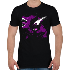 PRINTFASHION Vegeta - Férfi póló - Fekete