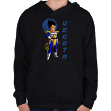 PRINTFASHION VEGETA - Gyerek kapucnis pulóver - Fekete