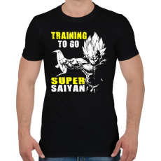 PRINTFASHION Vegeta SS final - Férfi póló - Fekete