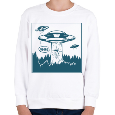PRINTFASHION Végre - UFO - Gyerek pulóver - Fehér