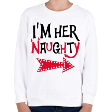 PRINTFASHION Velem van - Gyerek pulóver - Fehér gyerek pulóver, kardigán