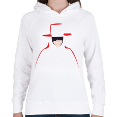 PRINTFASHION Vendetta - Női kapucnis pulóver - Fehér